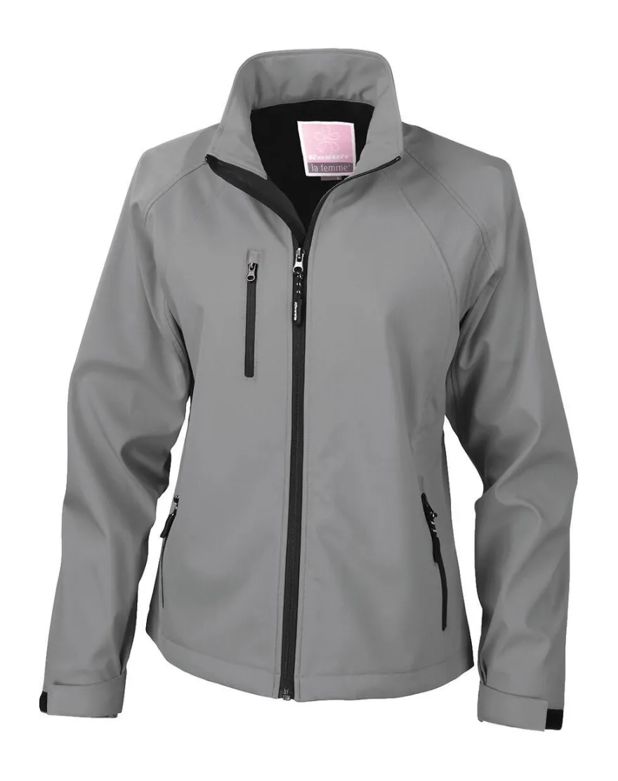 Result Damen Softshelljacke Windbreaker Base Layer Softshell R128F NEU