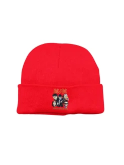 Retro ACDC Let there be Rock Musik band 70s 80s Konzert Wintermütze Beanie