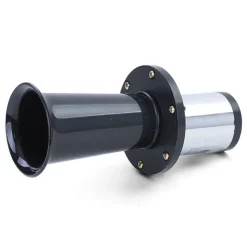 Retro Hupe Fanfare mit Oldtimer Klang Sound Universal Schwarz 12V
