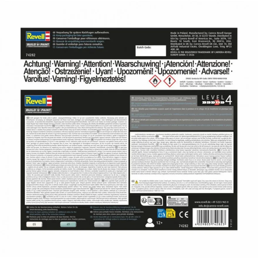 Revell - Eurofighter Typhoon Starter Kit - 1:144 - 63 Teile