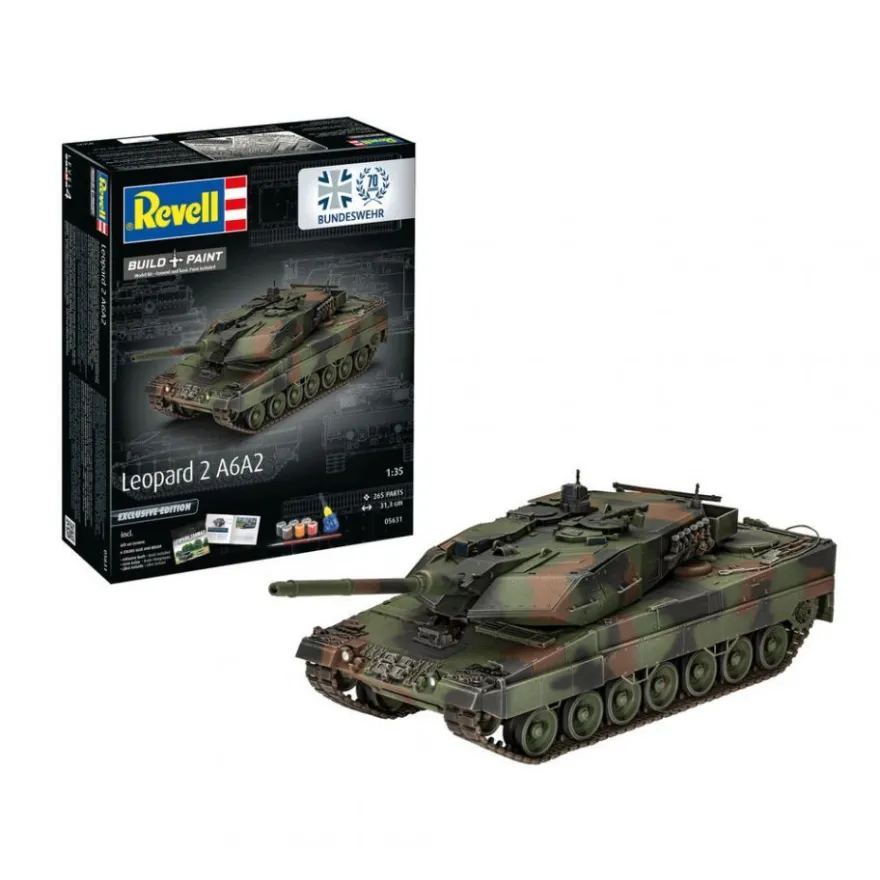 Revell - 70 Jahre Bundeswehr Leopard 2 A6A2 Jubiläums-Edition - 1:35 - 265 Teile