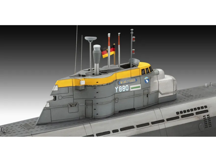 Revell 70 Jahre Bundeswehr Wilhelm Bauer Type 206A in 1:144 Revell 05186 Bausatz