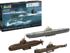 Revell 70 Jahre Bundeswehr Wilhelm Bauer Type 206A in 1:144 Revell 05186 Bausatz