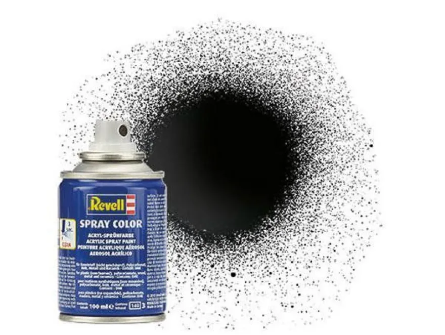 Revell Spray schwarz glänzend Spray Color 34107