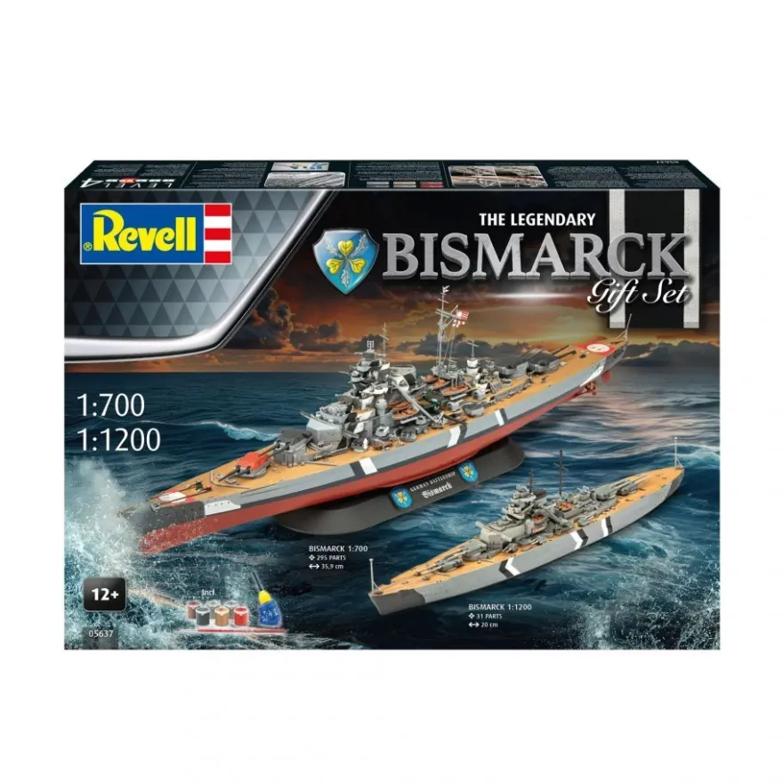 Revell - The Legendary Bismarck - 1:700/1:1200 - 326 Teile