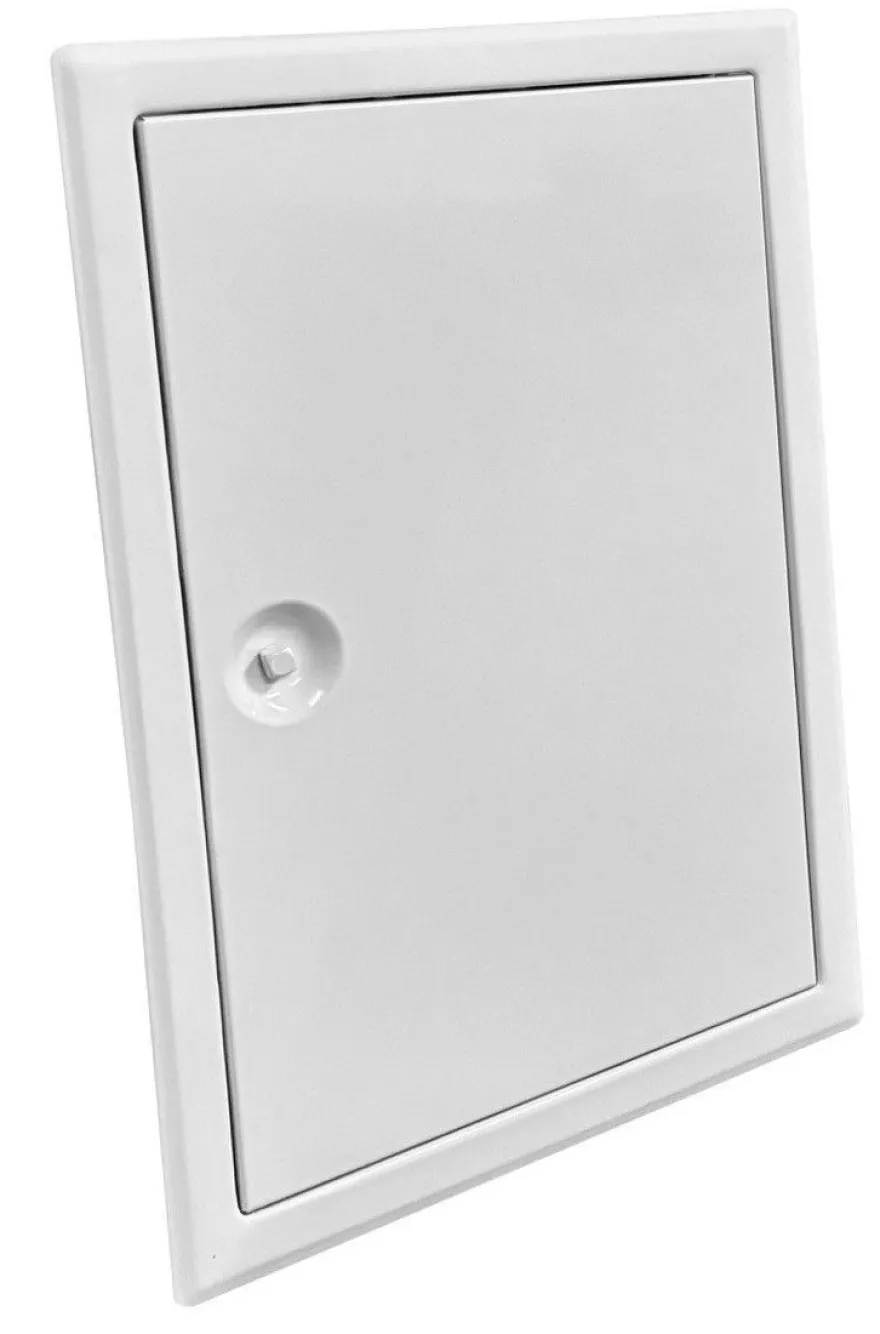 Revisionstür Softline weiß 250 x 300mm mit Vierkantverschluss