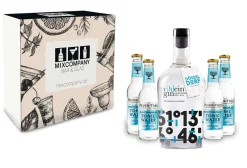 r[h]eingin Handcrafted Geschenkset - Dry Gin 0,5l 500ml (46% Vol) + 4x Fever-Tr