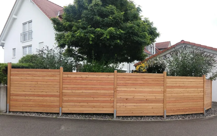 Rhombusleisten 30°, 21 x 95 mm, Sibirische Lärche A/B Sort, Komplettset 10-90 m²