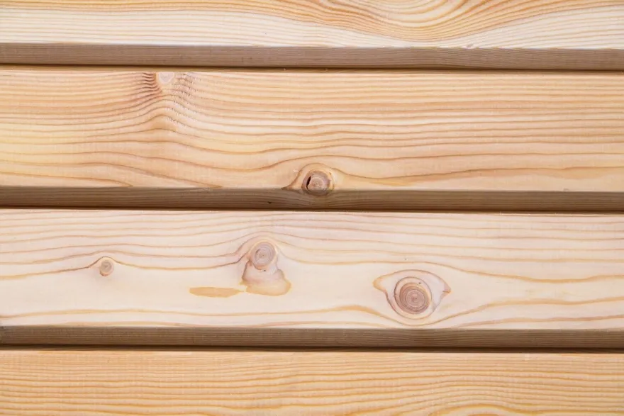 Rhombusleisten 30°, 21 x 95 mm, Sibirische Lärche A/B Sort, Komplettset 10-90 m²