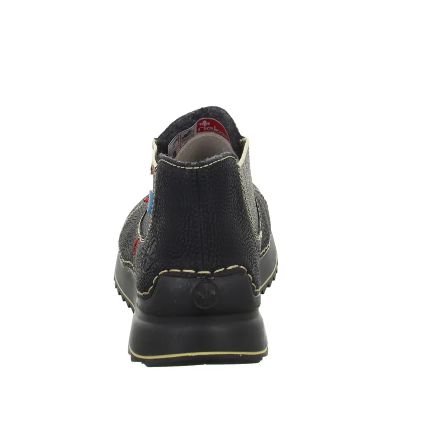 Rieker Schlupf/ Reißverschlussstiefelette Kaltfutter