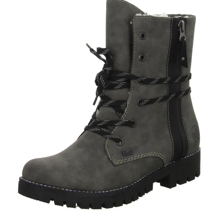 Rieker Schnürstiefelette Warmfutter