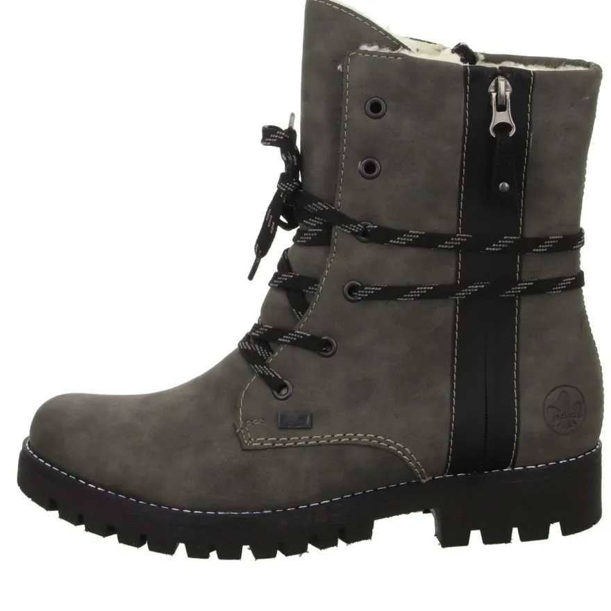 Rieker Schnürstiefelette Warmfutter