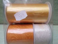 Ringelband Satin Papier Stoff Spitze Metallic Florina Sopp West Germany