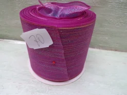 Ringelband Satin Papier Stoff Spitze Metallic Florina Sopp West Germany