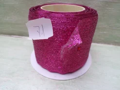 Ringelband Satin Papier Stoff Spitze Metallic Florina Sopp West Germany