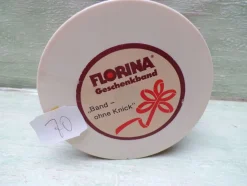 Ringelband Satin Papier Stoff Spitze Metallic Florina Sopp West Germany
