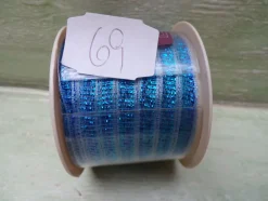 Ringelband Satin Papier Stoff Spitze Metallic Florina Sopp West Germany