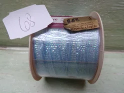 Ringelband Satin Papier Stoff Spitze Metallic Florina Sopp West Germany