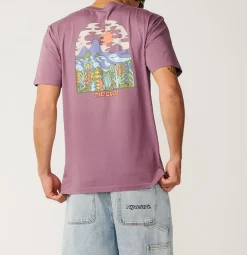 RIP CURL T-Shirt Pacific Rinse Higgins dusty purple