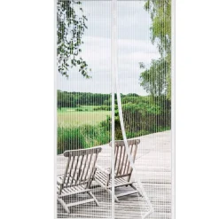 Risareyi Magnet Fliegengitter Tür 60x185cm Weiß - Insektenschutz ohne Bohren