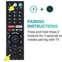 RMF-TX Series Voice Replacement Remote with Mic for Sony 4K Smart Bravia TV