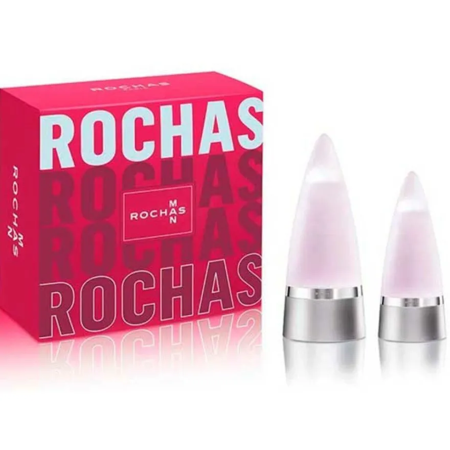 Rochas Man Eau De Toilette Spray 100ml Set 2 Artikel
