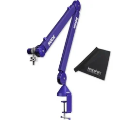 Rode Mikrofonarm PSA1+ Plus Lila mit Mikrofasertuch