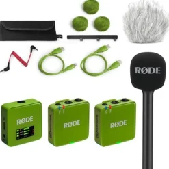 Rode Mikrofon-Funksystem Wireless GO Gen 3 Grün Interview Set 1