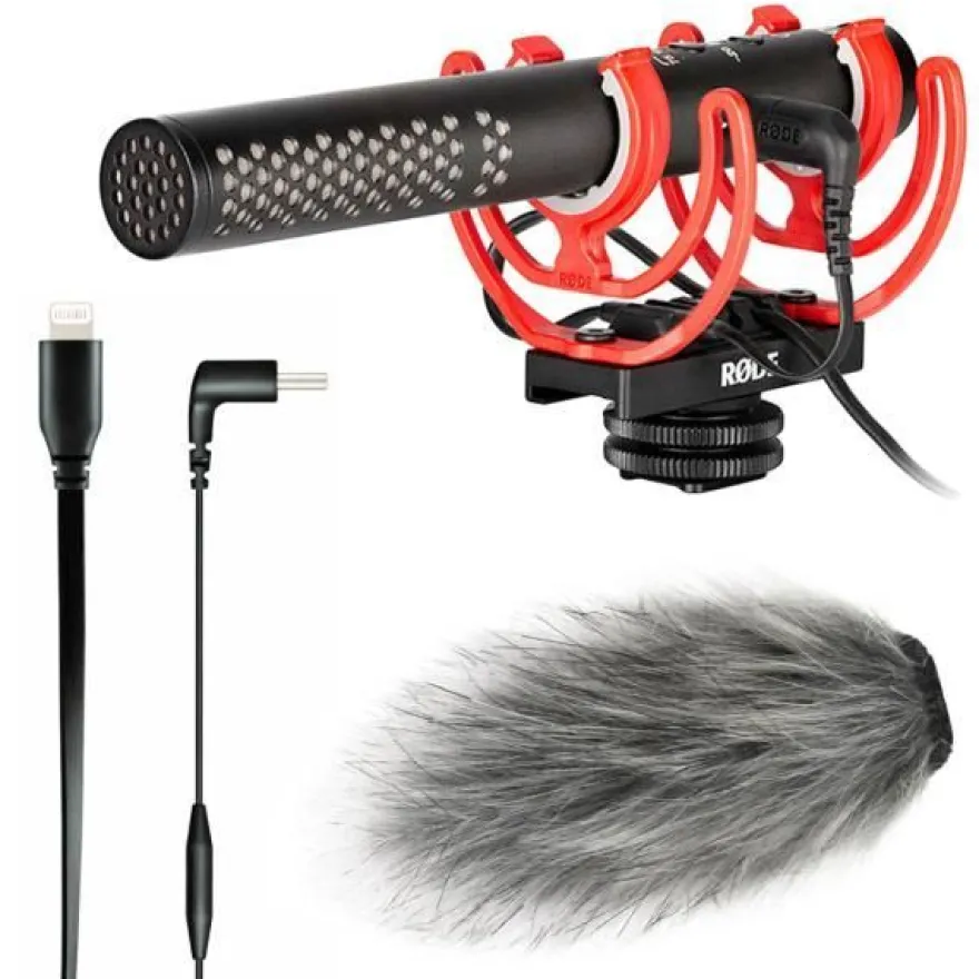 Rode Videomic NTG Mikrofon mit SC15 und Windschutz