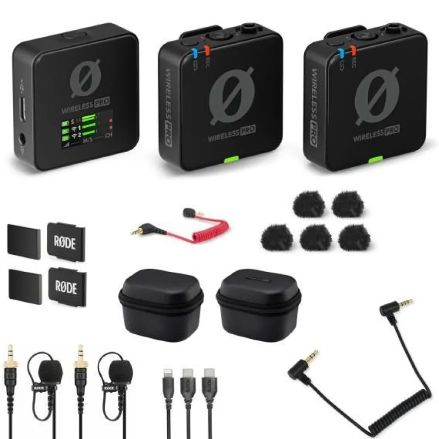 Rode Wireless Pro Drahtlos-Mikrofonset mit Adapter