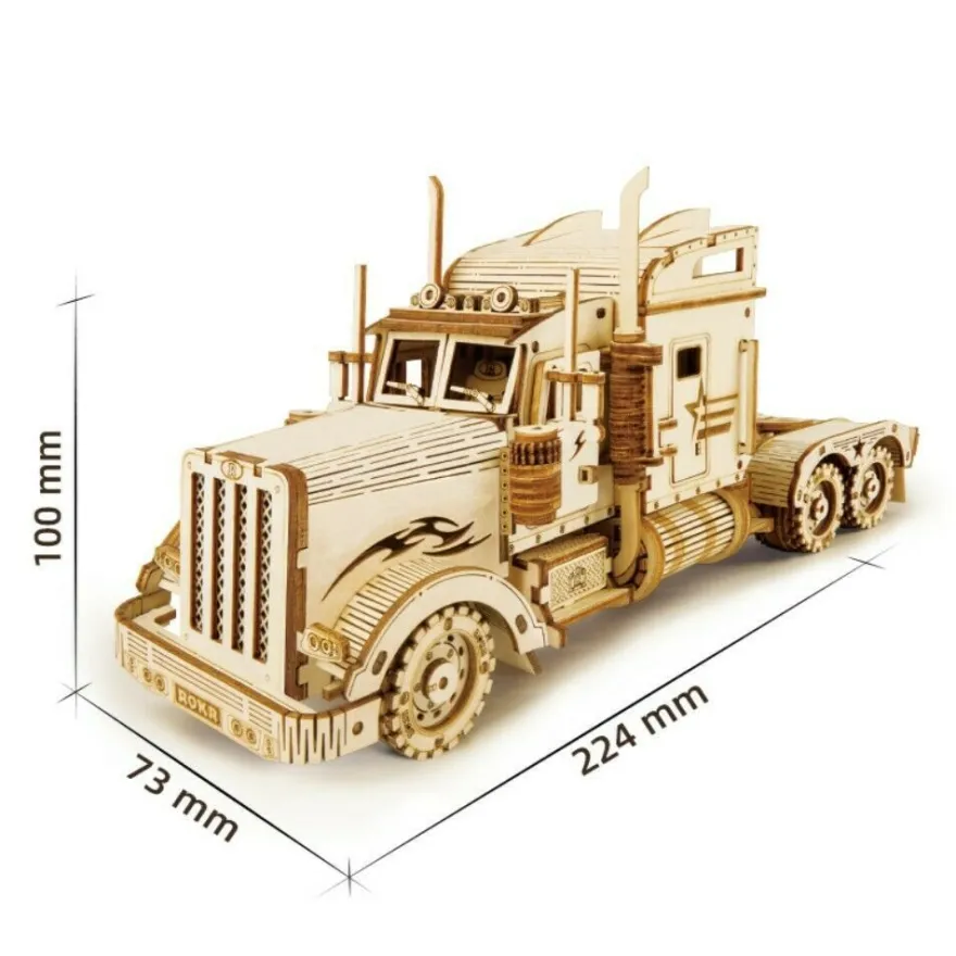 ROKR 3D-Holz-Puzzle Heavy Truck