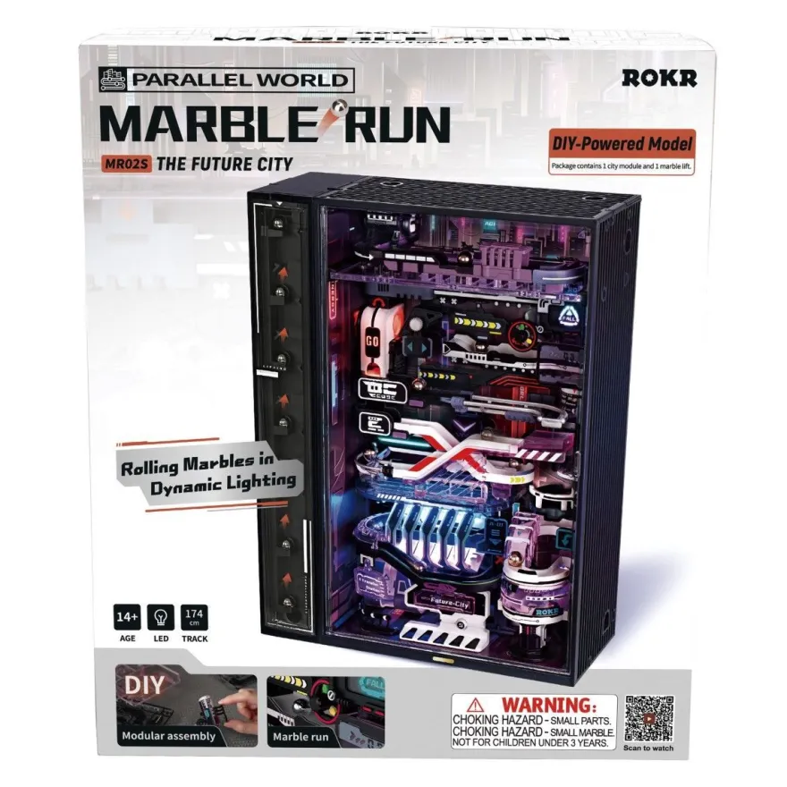 ROKR 3D-Puzzle Marble-Run