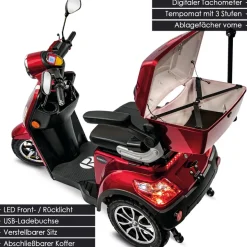 Rolektro E-Trike 25 V.3 Pro Dreirad Elektroroller Seniorenmobil mit Straßenzulassung