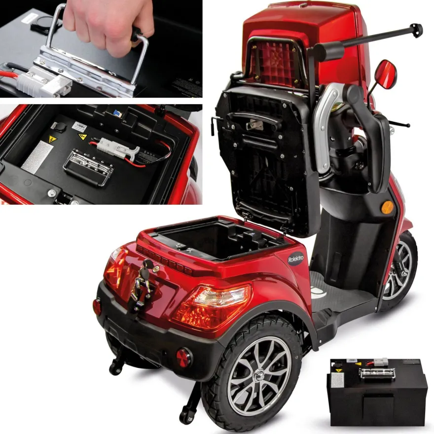Rolektro E-Trike 25 V.3 Pro Dreirad Elektroroller Seniorenmobil mit Straßenzulassung