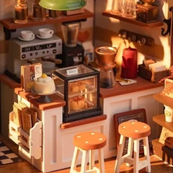 Rolife 3D-Holz-Puzzle DIY Coffee-Shop