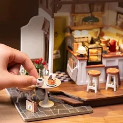 Rolife 3D-Holz-Puzzle DIY Coffee-Shop