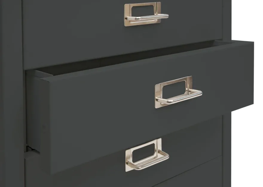 Rollcontainer HWC-L49, Schubladenschrank, Metall 55x40x41cm 4 Schubladen
