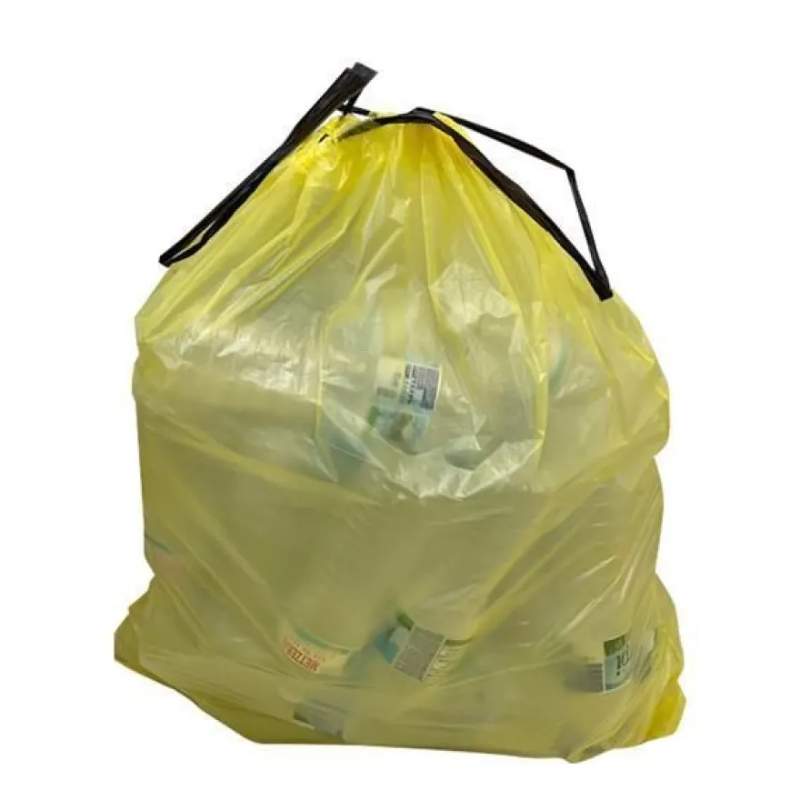 5 Rollen Abfallsäcke Müllbeutel 70L Mülltüten Gelber Sack je 15 Säcke