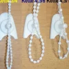 Rollo Jalousie Halter Kettenhalter zum kleben weiß neu