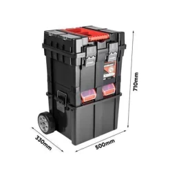 Rollwagen Werkzeugkoffer Werkzeugkiste Wheelbox HD Compact Werkzeugtrolley