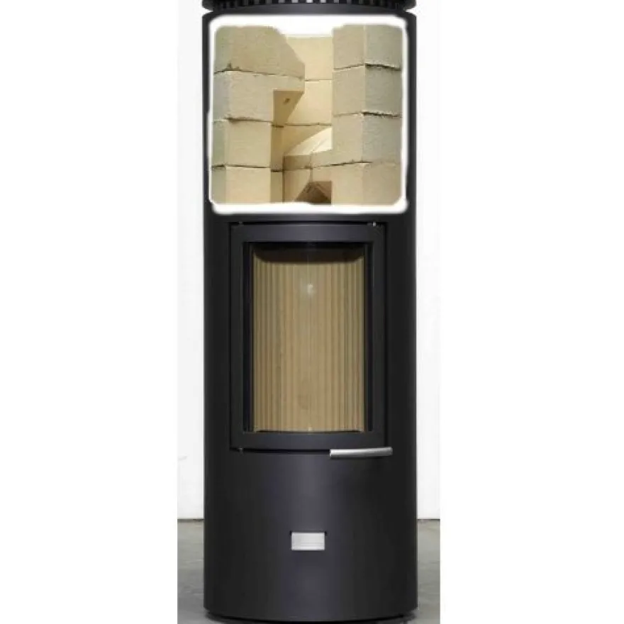 Rondotherm Speicher Kaminofen 7KW Champagner
