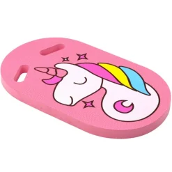 Rosafarbenes Einhorn-Schwimmbrett aus Schaumstoff