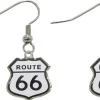 Route 66 Ohrringe Nickel + Cadmium + Bleifrei - Get your Kicks on Route 66