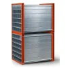 RR Industrietechnik Wabenregal RWR-48/1 1000x1000x1000mm mit 48 Faechern RAL 2004 Re