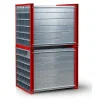 RR Industrietechnik Wabenregal RWR-25/1 1000x1000x1000mm mit 25 Faechern RAL 3000 Fe