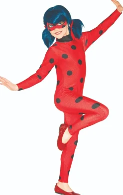 Rubies 300134 Miraculous Ladybug Classic - Gr. XS-XL, Kinder Kostüm oder Perücke