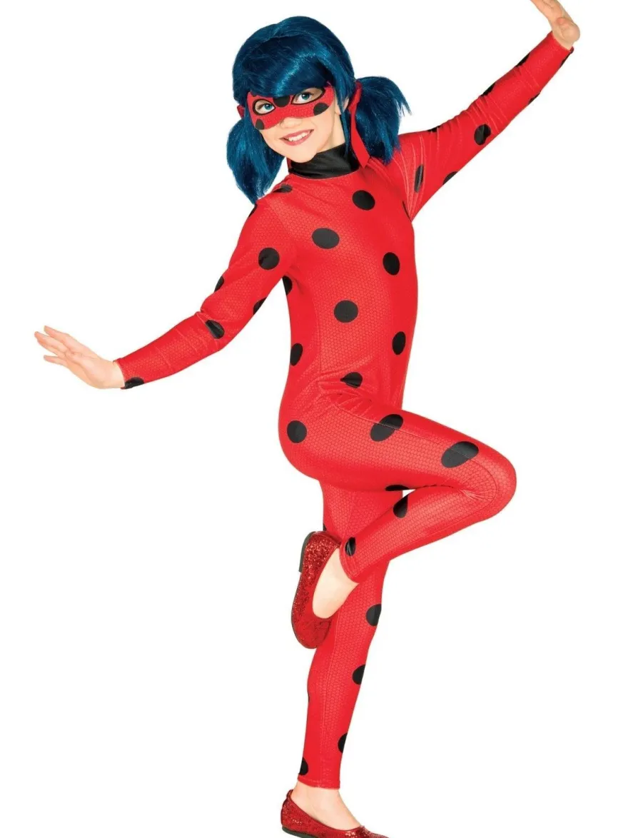 Rubies 300134 Miraculous Ladybug Classic - Gr. XS-XL, Kinder Kostüm oder Perücke