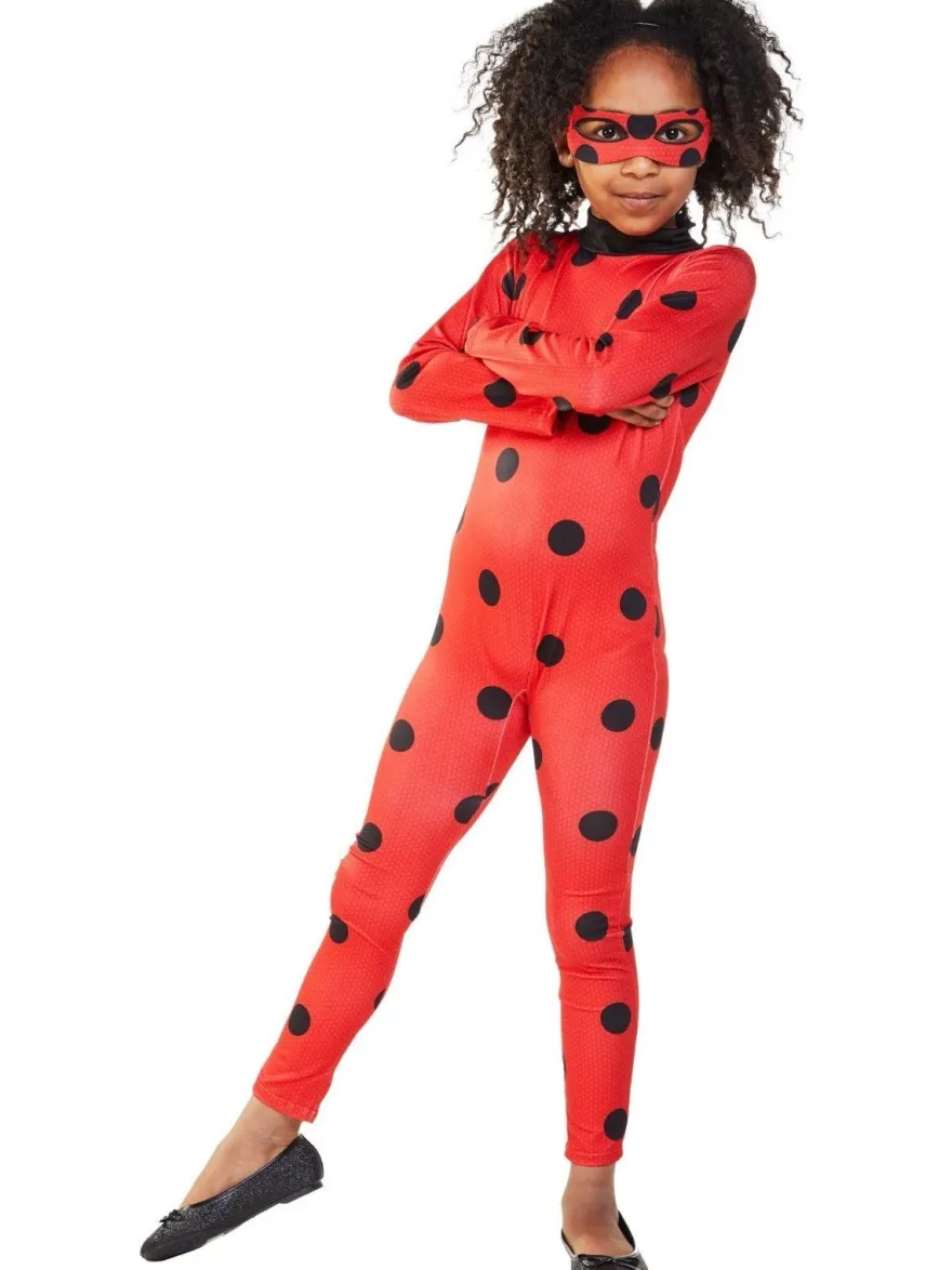 Rubies 300134 Miraculous Ladybug Classic - Gr. XS-XL, Kinder Kostüm oder Perücke