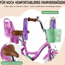 Rully Kinderfahrrad 12/14/16 Zoll Bike - höhenverstellbar, Rücktrittbremse, tützräder