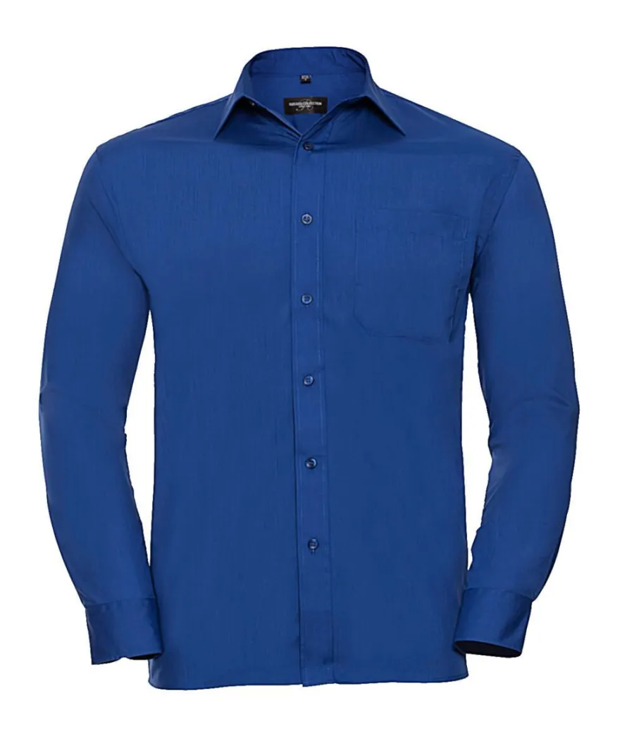 Russell Europe Herren Popelin Hemd pflegeleicht Job S-4XL LA R-934M-0 NEU